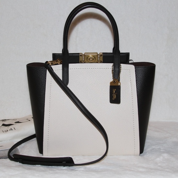 NWT COACH 1941 Troupe Tote Leather Purse Handbag - Picture 1 of 7